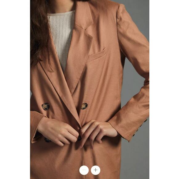 Maeve Oversized Double-Breasted Blazer - Picture 4 of 4